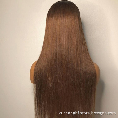 30 32 34 36 38 40 50 inch Human Hair Wigs For Black Women Straight Deep Wave Virgin Raw Indian Hair Long Lace Front Wigs